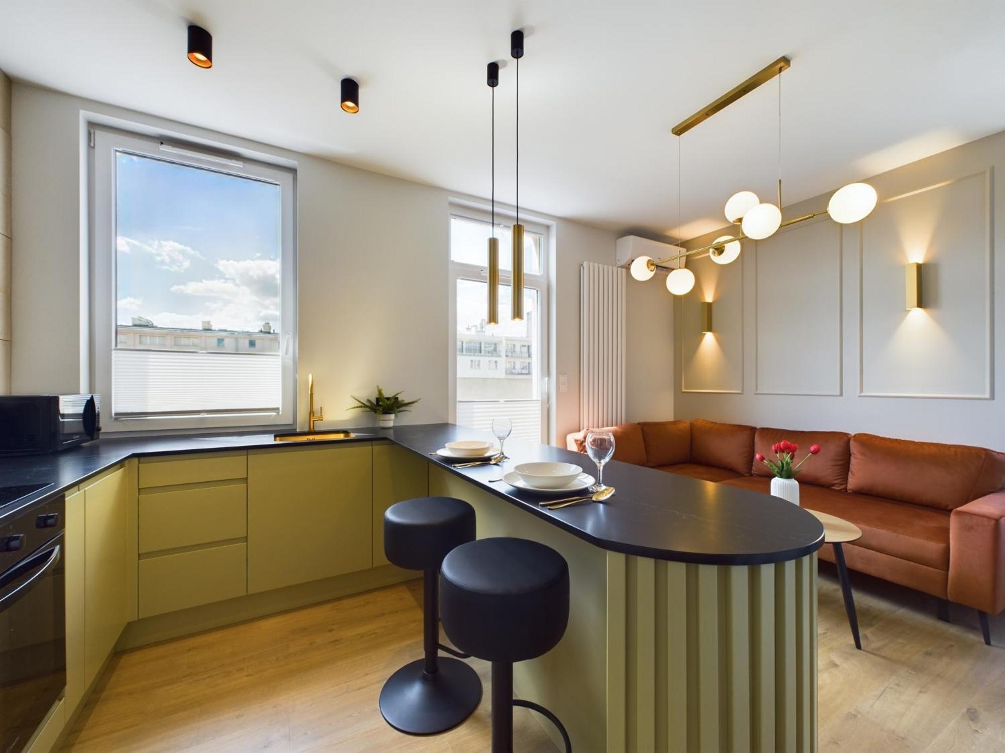 City Center Apartments Hoza By Noclegi Renters Warsawa Bagian luar foto
